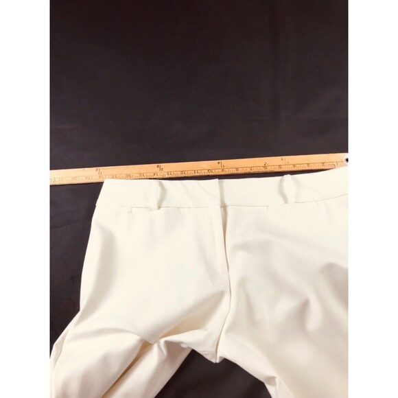 Talbots Petites White Curvy Trouser Wide Leg Flare Dress Pants Size 14 Petite - Picture 6 of 15